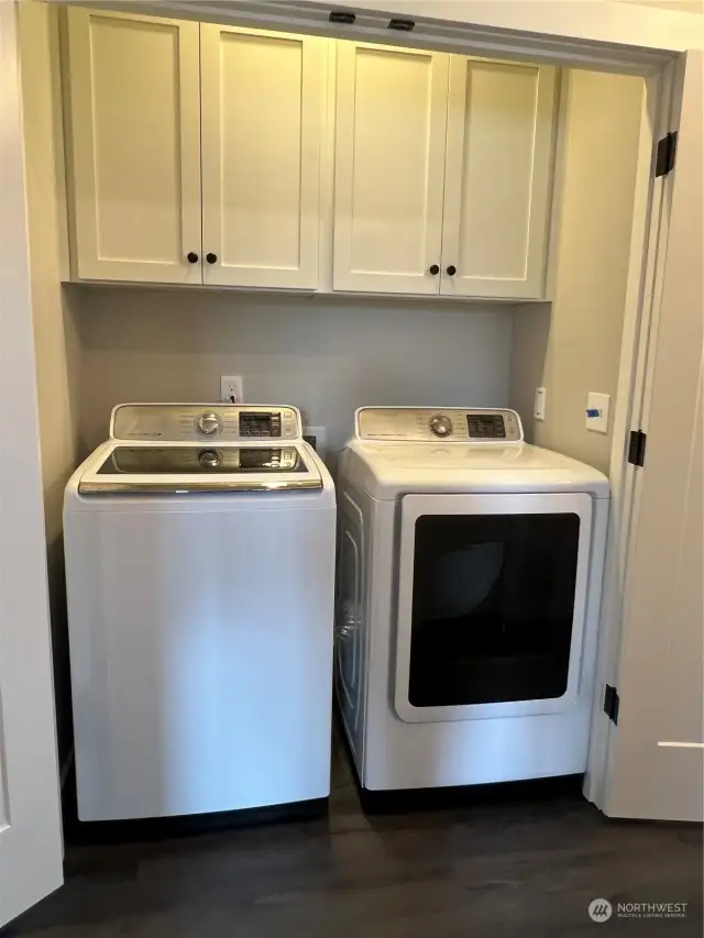 New Samsung large capacity washer and dryer.