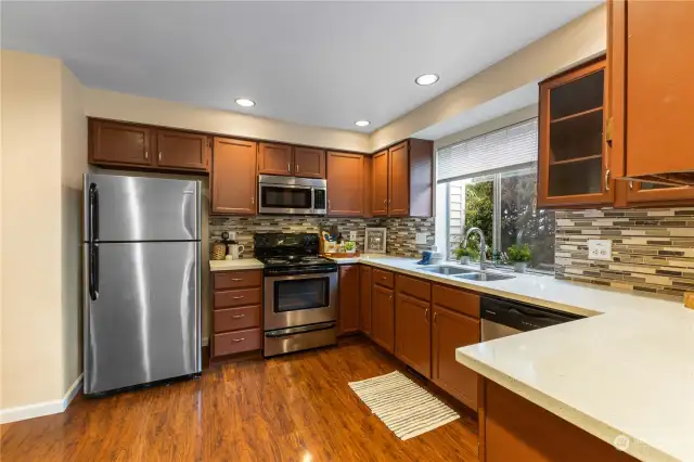 Stainless steel appliances!