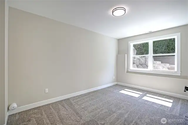 Large bedroom with closet