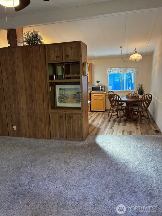 View of Dining Area from Living Room