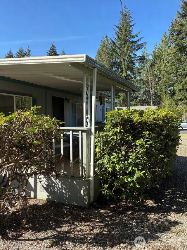 Covered Front Deck