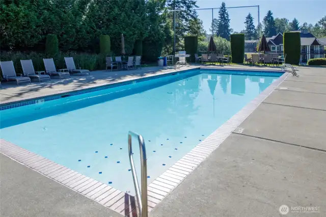 The community outdoor pool is ready for you to enjoy this Summer!
