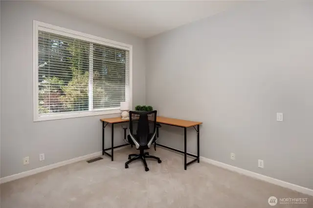 One of three bedrooms.