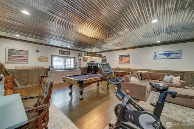 Love to entertain? Pool table stays with home!