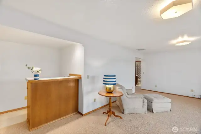 What kind of fun will you whip up at this groove wet bar?