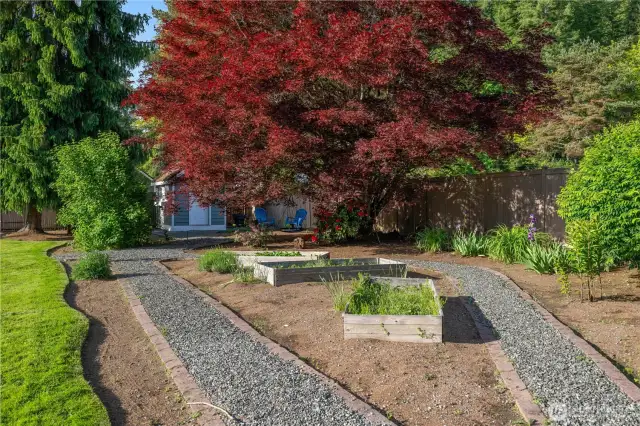 Additional garden beds...so much space to use as you wish.
