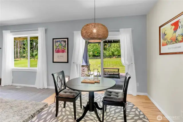 Breakfast nook.