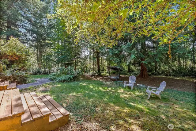 Enjoy the peace of being surrounded in northwest beauty!