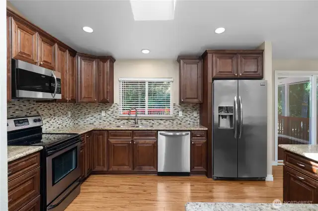 Lots of granite counters.