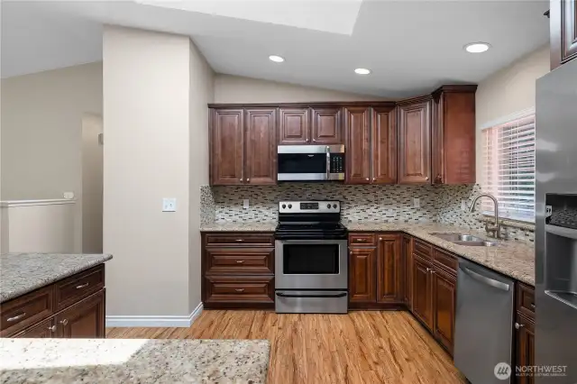 All kitchen appliances included.