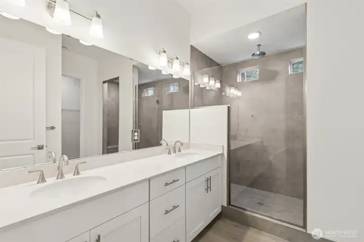 ***Actual Home *** Primary Suite and tiled walk-in shower