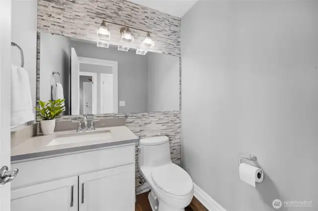 Main floor powder room