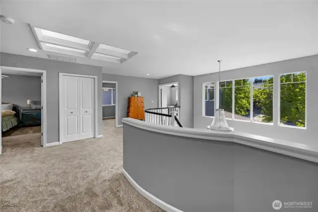 Upstairs landing
