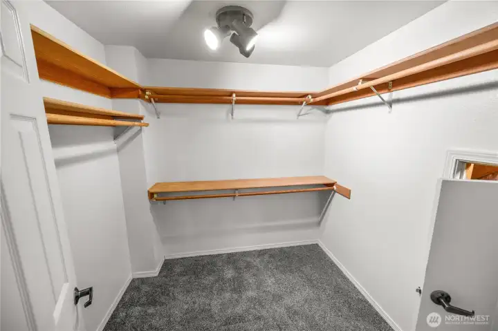 large walk in closet