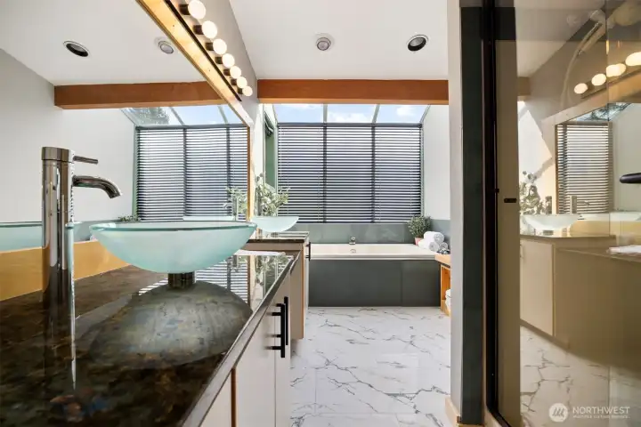 A tru spa style bathroom