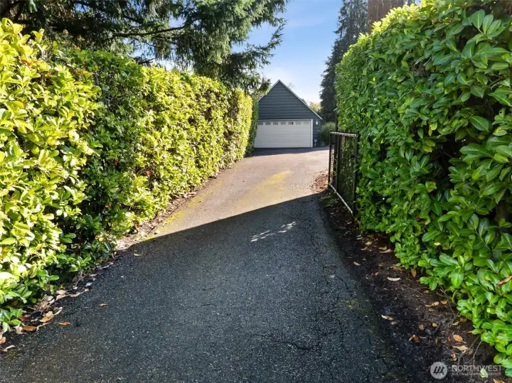 Secluded with a gate that encloses