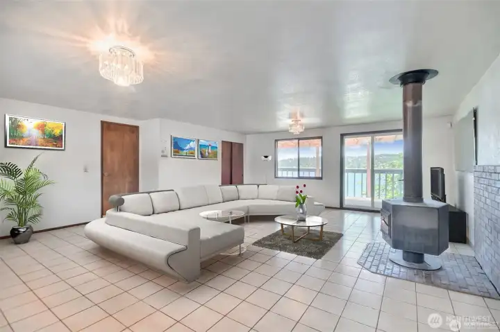 Upper Floor Family Room.