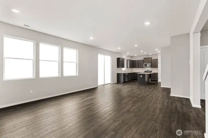 Large windows for natural lighting. Pictures are for representational purposes only, colors and features may vary.