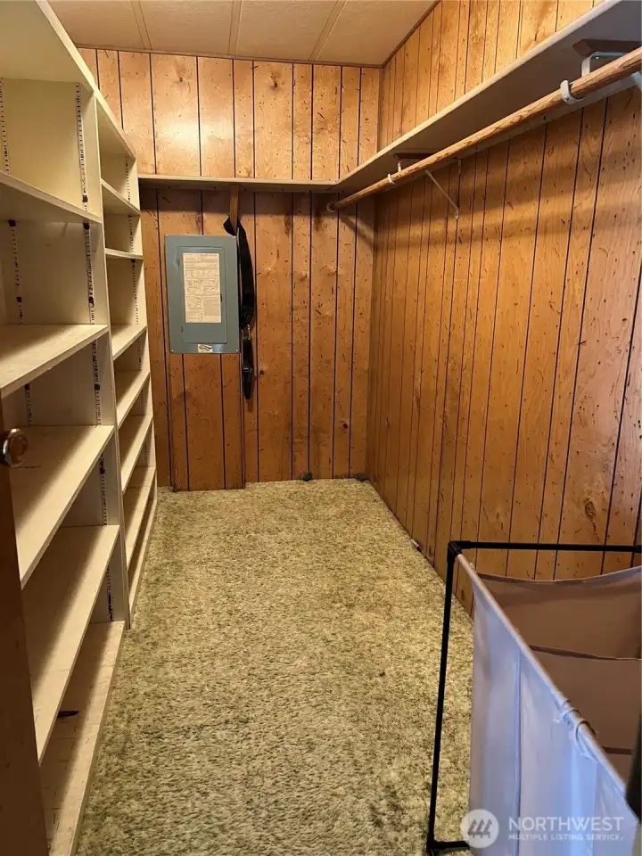 Primary closet
