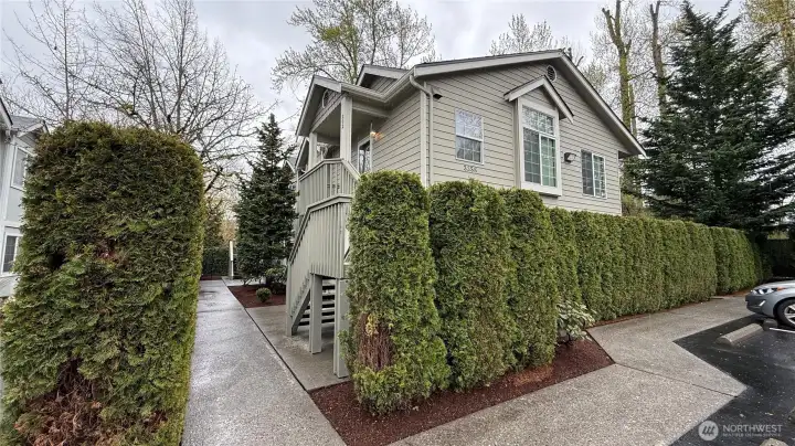 Freshly pressure washed sidewalks + freshly landscaped throughout the property grounds.