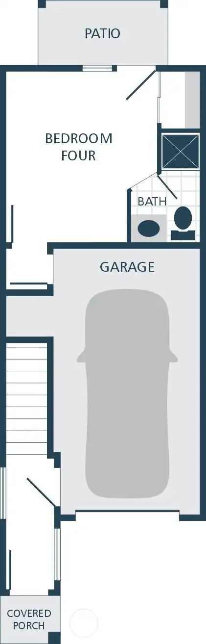 Photographs are for illustrative purposes only. Features, finishes, interior/exterior colors, landscaping and floorplan shown may vary from actual homes built