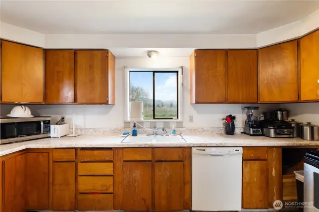 Kitchen of the 2nd home, which is the 2 story home