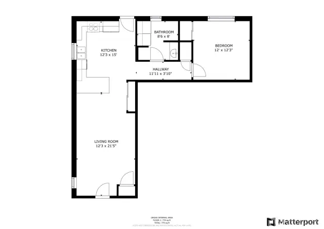 Floor plan of the beautiful "Apartment"
