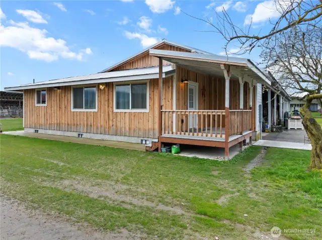 3rd home is a newer home w/ shy 750 sq ft, 1 BR & 1 Bath