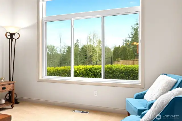 View from the formal living rm-make this your music, play, office or flex room-maybe add some doors?