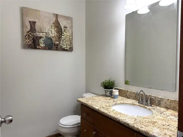 Half bath in main floor