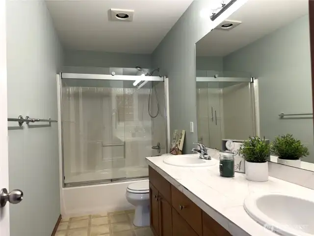 Hallway bathroom
