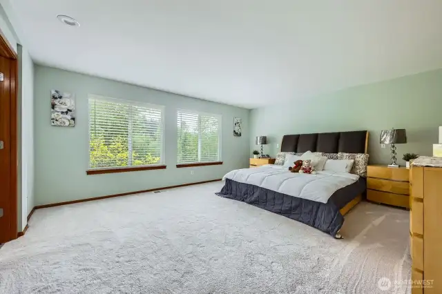Primary bedroom!