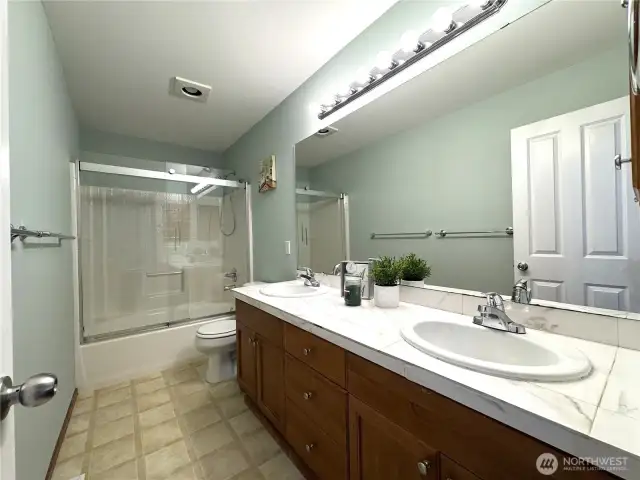 Hallway bathroom!