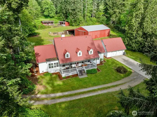 Welcome home to this beautiful country estate on 4.75 acres.