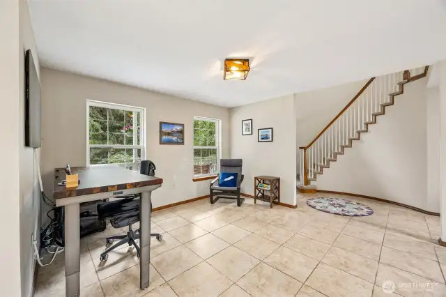 Another look at how grand this formal dining room is.