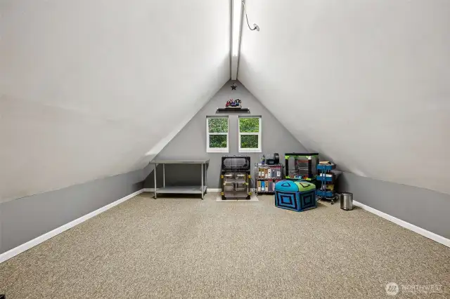 Extra finished bonus room located off of the bedroom on the slide before. Perfect for an office, play room, or extra storage. Sky is the limit!