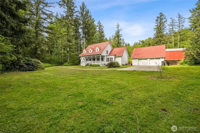 View from the front lawn facing the home. Enjoy all that Maple Valley has to offer!