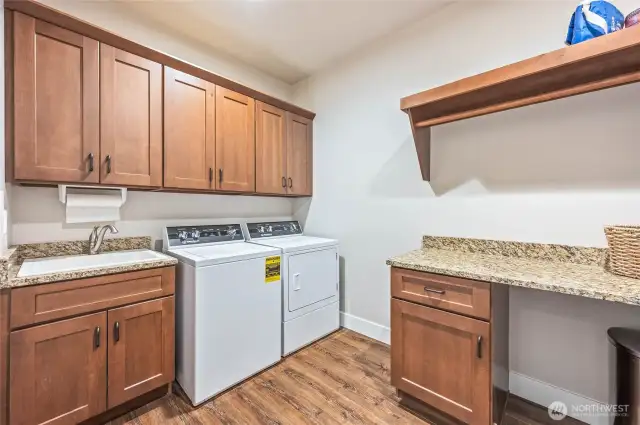 Main floor laundry room