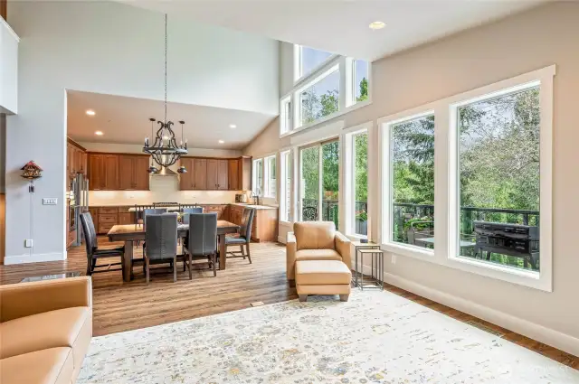 Living room & kitchen