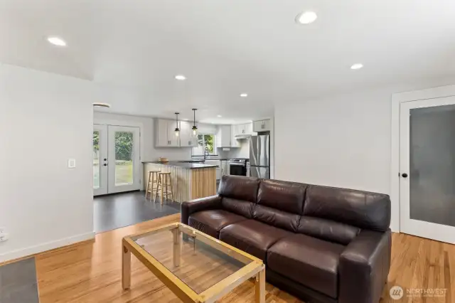 Living Room to Kitchen & Dining Area