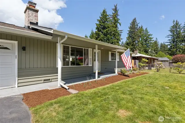 Front of home angle