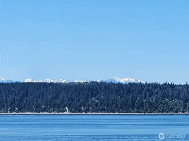 Breathtaking snowcapped Olympic Mountains as you backdrop.