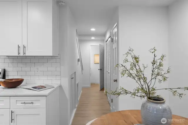 Great storage options throughout