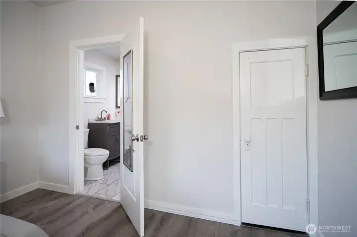 Primary downstairs bedroom