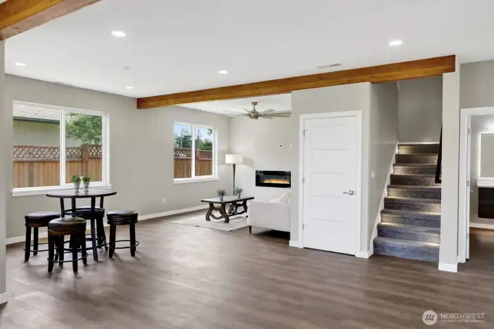 open floor plan