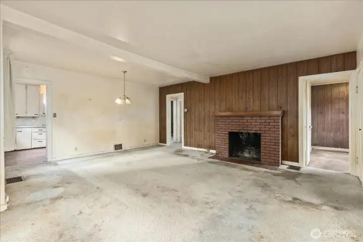 Potential to bring back this classic home to it's former glory, re-imagine a new floorplan or redevelop and create something new