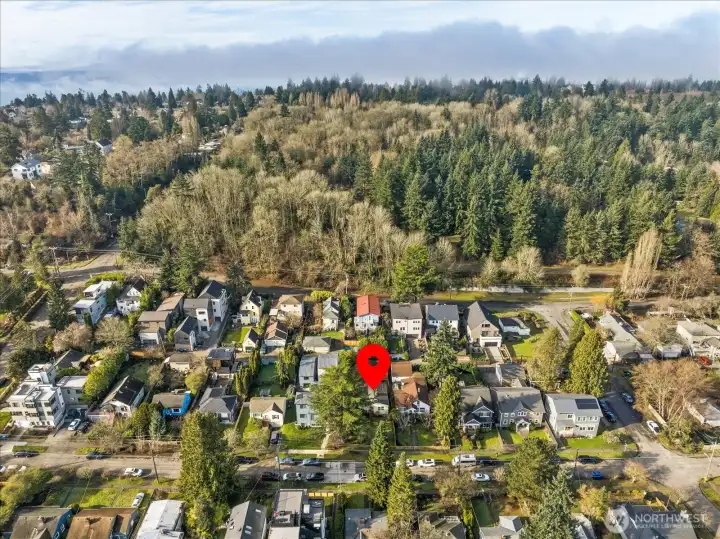 Looking west toward Discovery Park