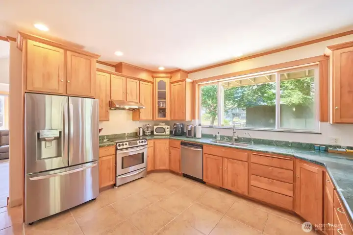 Functional kitchen design with modern appliances