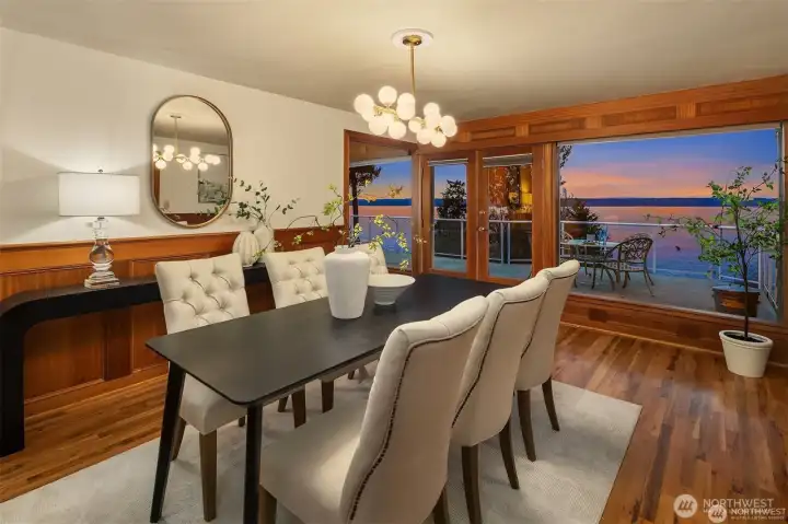 Host a lovely dinner party in your formal dining room.