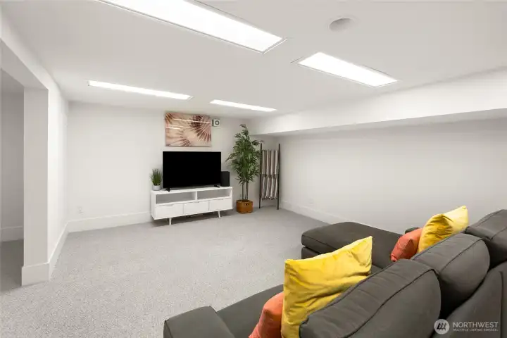 Downstairs living area